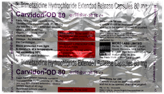Carvidon Od 80 Capsule 10 Carvidon Od 80 Capsule 10