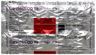 Carvidon Od 80 Capsule 10