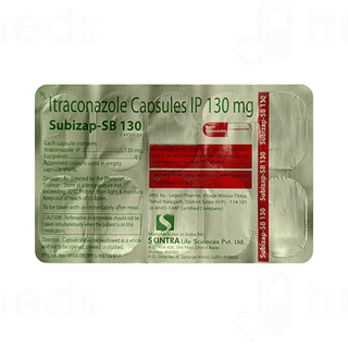 Subizap Sb 130mg Capsule 10