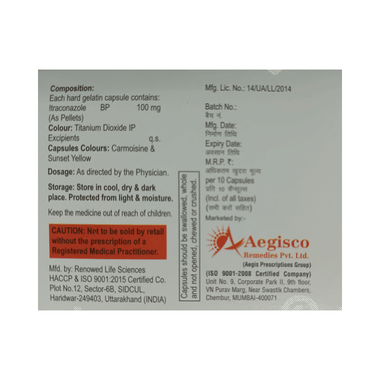 Itrapid 100 Capsule 10: Uses, Side Effects, Price & Substitutes