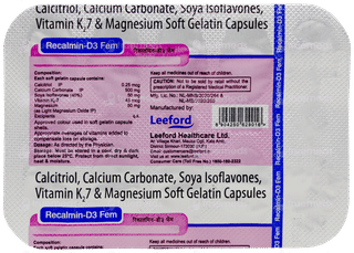Recalmin D3 Fem Softgel Capsule 10