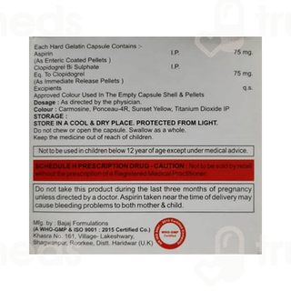 Clopirest Asp 75 Capsule 10