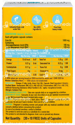 Healthkart Hk Vitals Omega 3 Capsule 30 + 10 Free