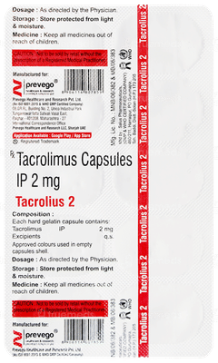 Tacrolius 2 Capsule 10