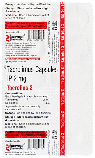Tacrolius 2 Capsule 10