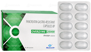 Overzyme 25000 Capsule 10