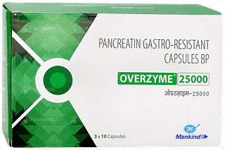 Overzyme 25000 Capsule 10