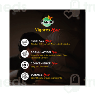 Zandu Vigorex Max Capsule 20