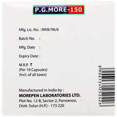 P G More 150 Capsule 10