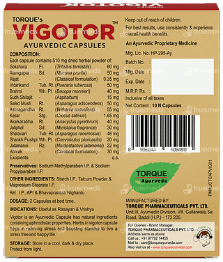 Vigotor Ayurvedic Capsules 10