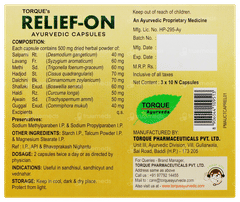 Relief On Ayurvedic Capsule 10