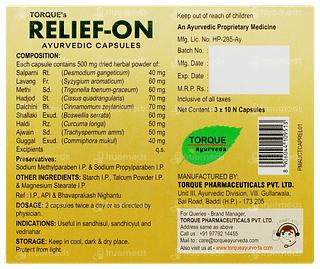 Relief On Ayurvedic Capsule 10