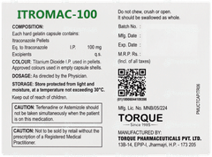 Itromac 100 Capsule 10 Itromac 100 Capsule 10