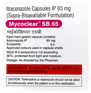 Mycoclear Sb 65 Capsule 10