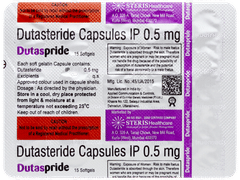 Dutaspride 0.5 MG Capsule 15