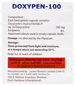 Doxypen 100 Capsule 10