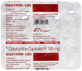 Doxypen 100 Capsule 10