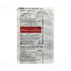 Pregastar D 50mg/20mg Capsule 10