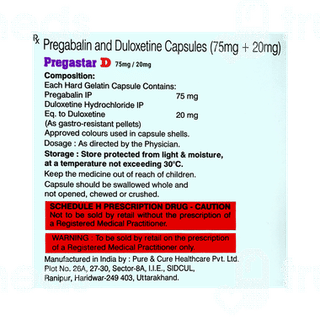 Pregastar D 75mg/20mg Capsule 10