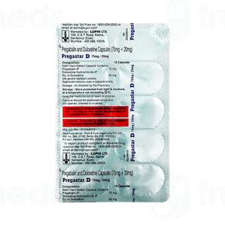 Pregastar D 75mg/20mg Capsule 10
