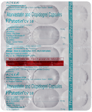 Fpstatin Cv 10 Capsule 15