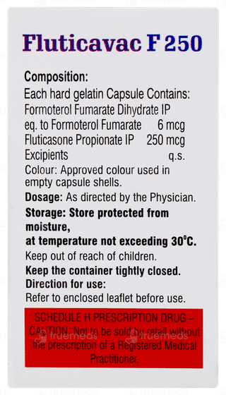 Fluticavac F 250 MCG Inhalation Capsule 30