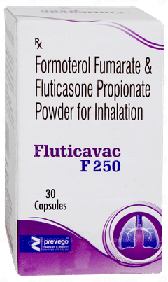 Fluticavac F 250 MCG Inhalation Capsule 30