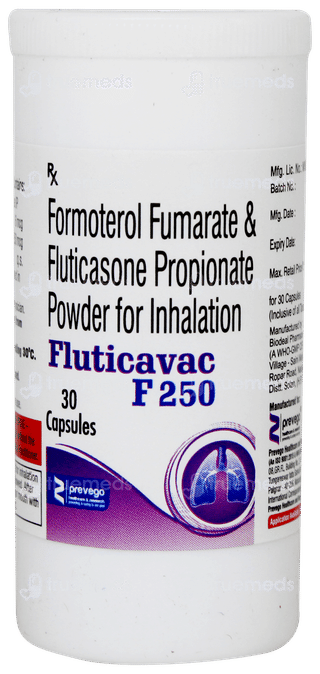 Fluticavac F 250 MCG Inhalation Capsule 30