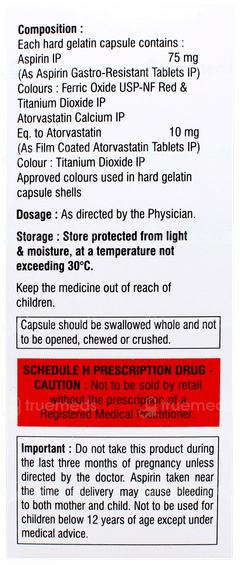 Atorzux Av 75 Capsule 15 Atorzux Av 75 Capsule 15