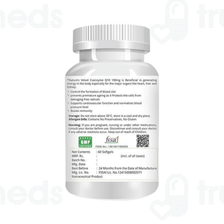 Natures Velvet Coenzyme Q 10 Capsule 60