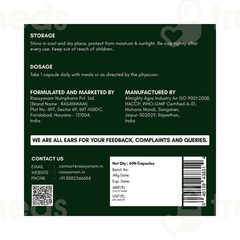 Rasayanam Ashwagandha Ksm 66 500mg Capsule 60