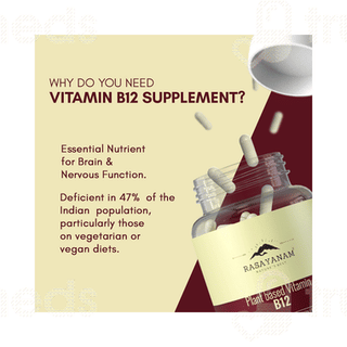 Rasayanam Plant Based Vitamin B12 Capsule 120