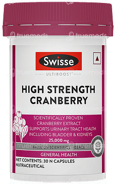 Swisse Ultiboost 25000mg High Strength Cranberry Capsule 30