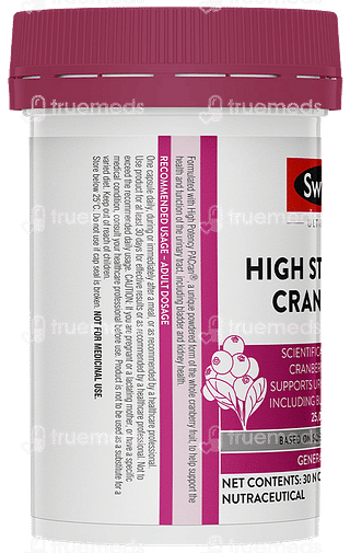 Swisse Ultiboost 25000mg High Strength Cranberry Capsule 30