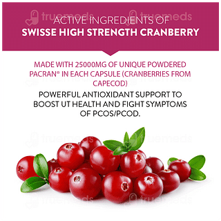 Swisse Ultiboost 25000mg High Strength Cranberry Capsule 30