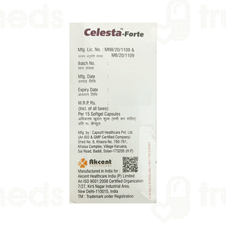 Celesta Forte Capsule 15