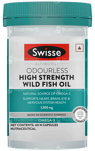 Swisse Ultiboost Odourless High Strength Wild Fish Oil Capsule 40