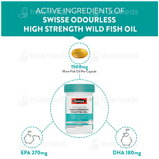 Swisse Ultiboost Odourless High Strength Wild Fish Oil Capsule 40