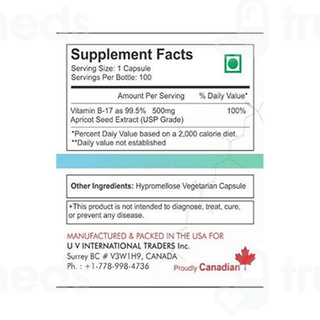 Asterveda Vitamin B 17 Capsule 100