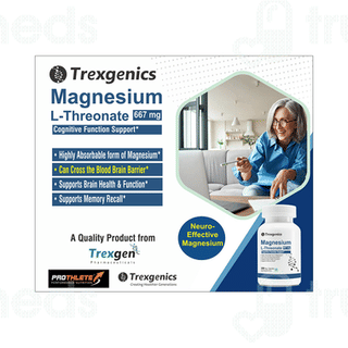 Trexgenics Magnesium L Threonate 667mg Veg Capsule 30