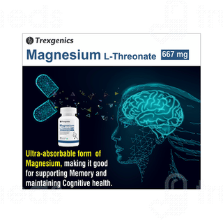 Trexgenics Magnesium L Threonate 667mg Veg Capsule 30