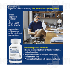 Trexgenics Magnesium L Threonate 667mg Veg Capsule 30