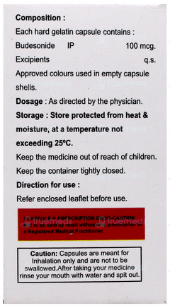 Budelite 100 Capsule 30