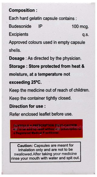 Budelite 100 Capsule 30