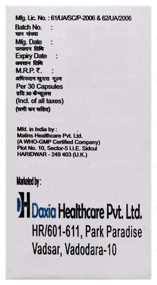 Budelite 100 Capsule 30