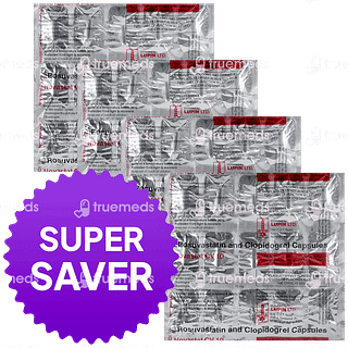 Novastat Cv 10 Capsule 15 - Super Saver Pack Of 4 Strips - Flat 35% Off