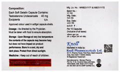 Testonol 40 Capsule 10 Testonol 40 Capsule 10