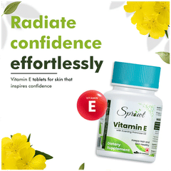 Sprowt Vitamin E With Evening Primrose Oil Capsule 60