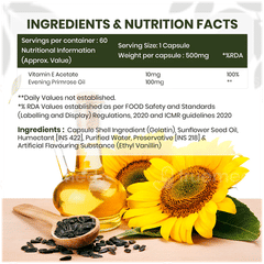 Sprowt Vitamin E With Evening Primrose Oil Capsule 60