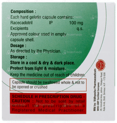 Racecortil 100 Capsule 10 Racecortil 100 Capsule 10